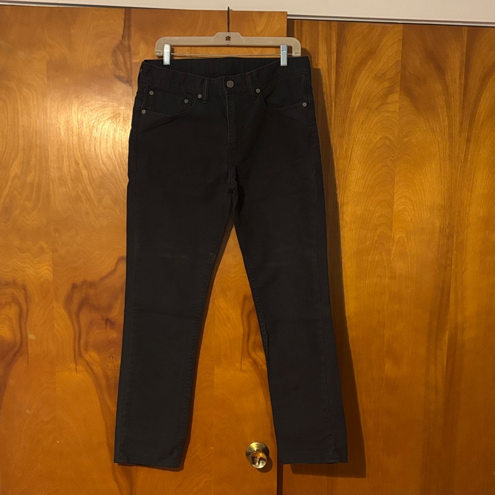 Levis 511 Men's Black Jeans 34x34 EUC